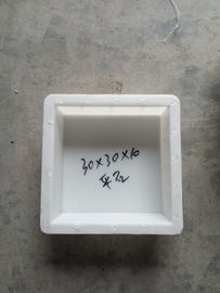 Cina Flat Square Concrete Patio Stone Molds, Concrete Tile Molds 30 * 30 * 10cm pemasok