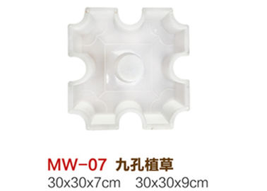 Cina White Plastic Driveway Paver Cetakan Untuk Batu Bata Panjang Sisi 20cm * Tinggi 16cm pemasok