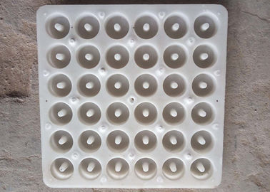Cina White Plastic Concrete Spacer Molds 25 * 25 * 6cm Untuk Konstruksi Ketahanan Abrasi pemasok